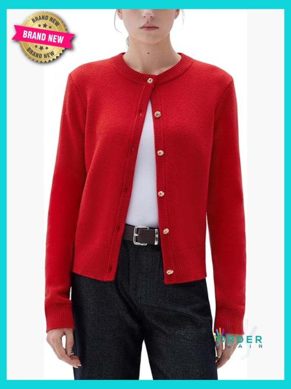 Chunky Cashmere Blend Cardigan Sweater Trendy Button Up Long Sleeve Knit Outfit